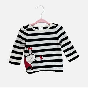 Olivia The Pig for gymboree striped t shirt (6-12m)